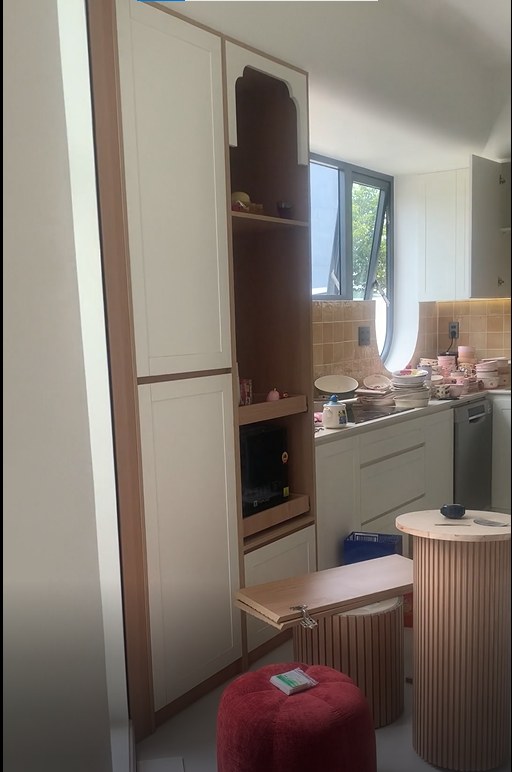 Nội thất gỗ nhà riêng tại Lộc Ninh Bình Phước sau khi lắp đặt hoàn thiện