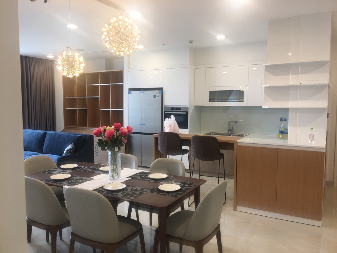 Nội thất trọn gói căn hộ Vinhomes Bason — A1.36.05 — ảnh hoàn thành 7